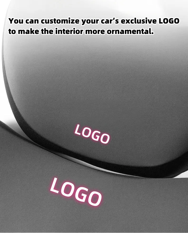 Car four-season universal memory foam headrest and lumbar support（2PCS）