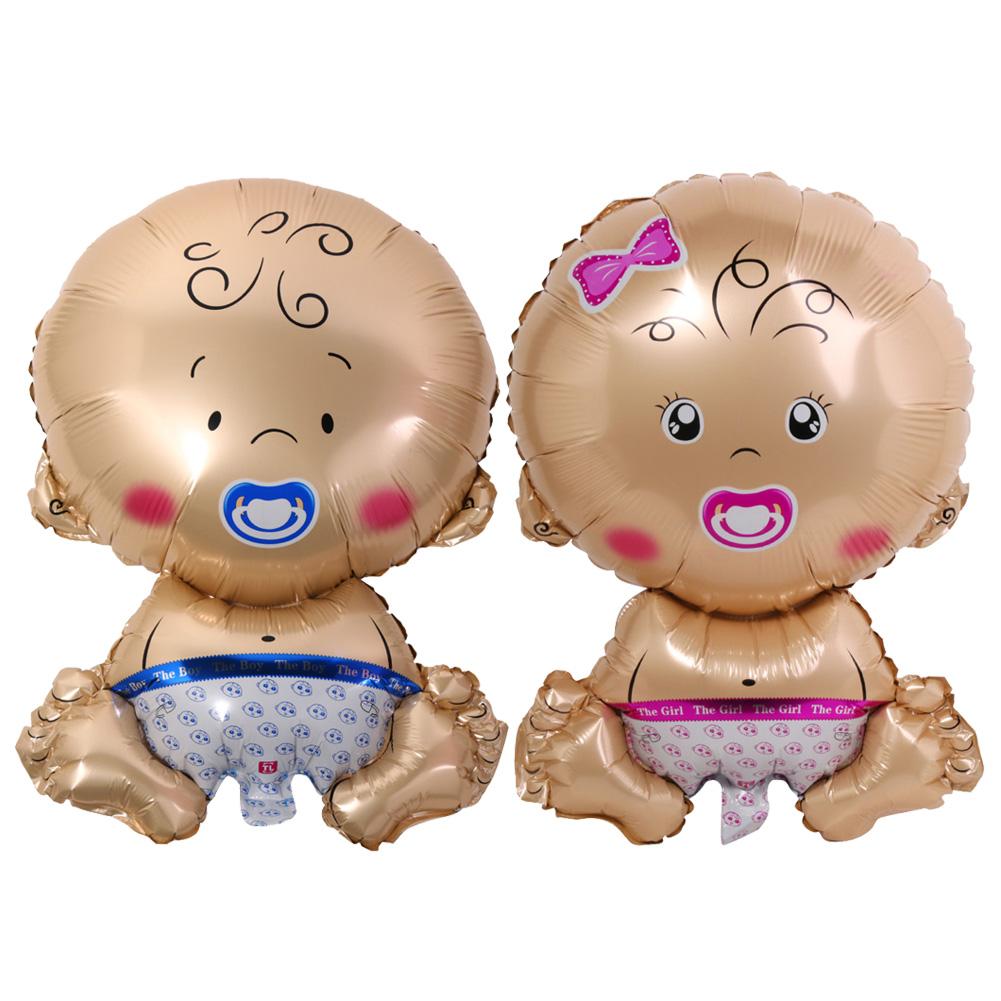 

Cute Baby Shape Inflatable Balloon Aluminum Foil Balloons for Baby Birthday, Women's., 501 Original