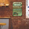 Garden Rules - Vintage Metal Signs(8*12Inch) - Farm