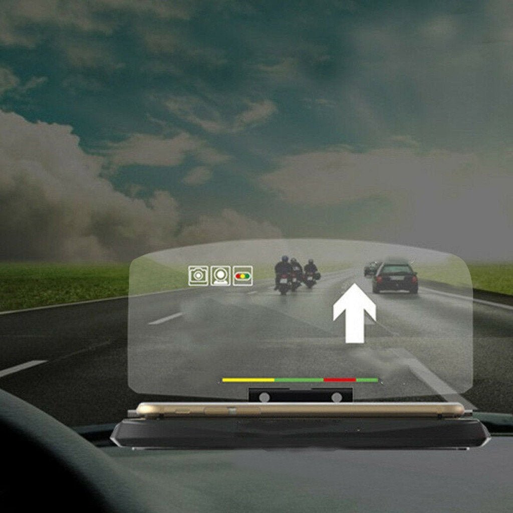 Smartphone Driver Heads Up Display GPS Projector Multifunction 6.5 Inch For Samsung Iphone