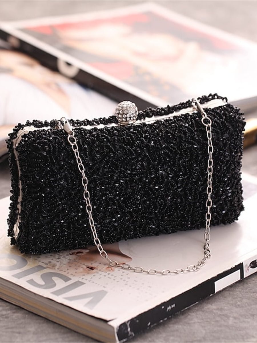 Women's Evening Bag Polyester Square Shape Chain Party Bag