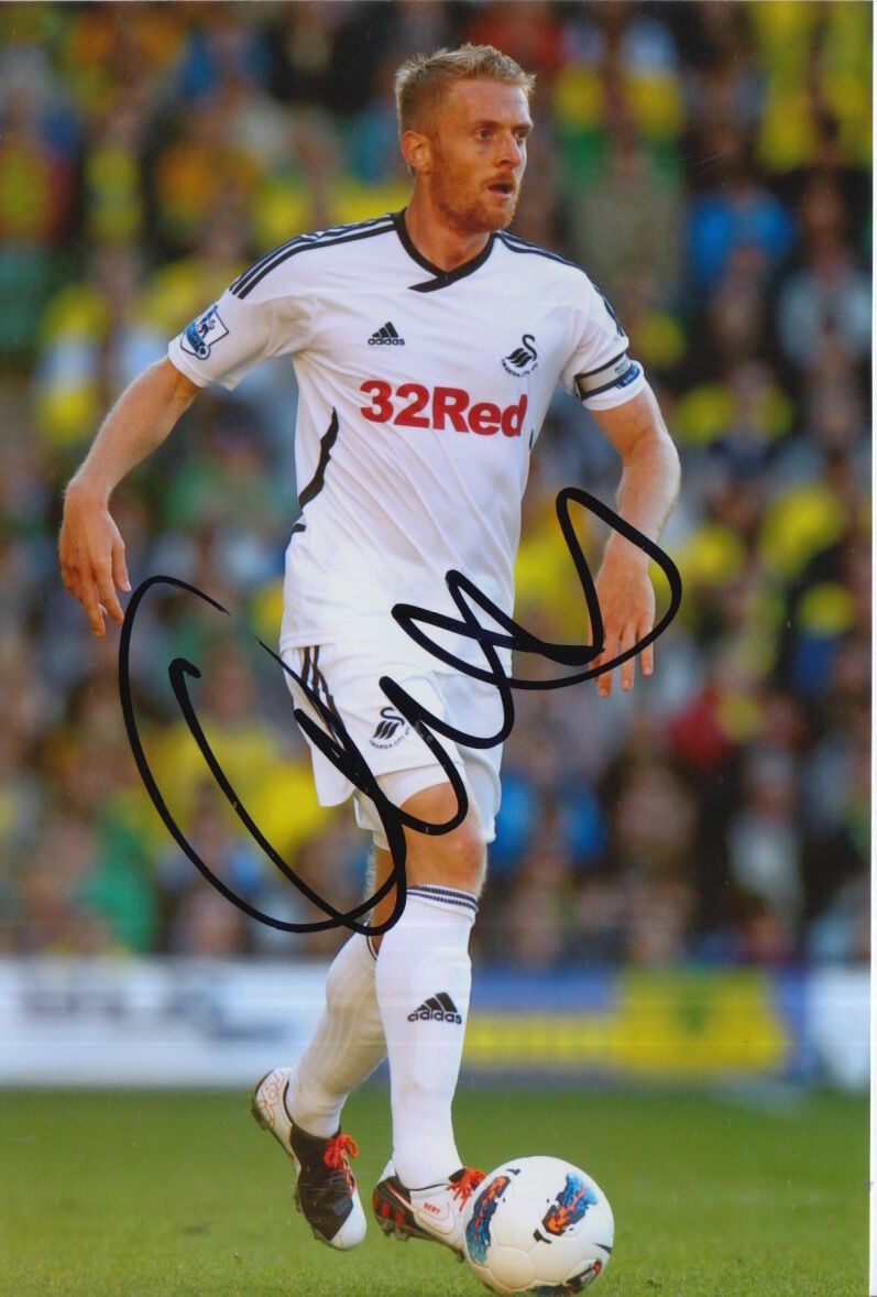 SWANSEA CITY HAND SIGNED GARRY MONK 6X4 Photo Poster painting 5.