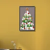 Diamond Painting-DIY Crystal Rhinestone Winter View Xmas Tree(30x50cm)