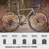 EN820 Bicycle Mudguard Set Quick Release Adjustable Mudguards Front And Rear Wheels Universal Suitable For Gravel And Road Bikes Suitable For Tire Width: 32-50mm