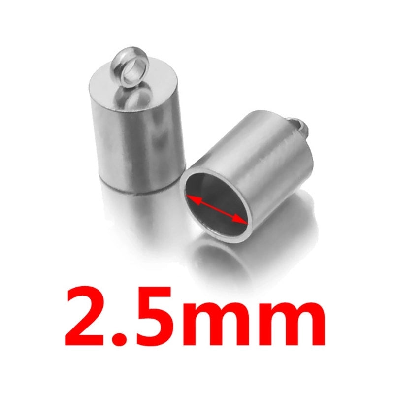 1 Piece Stainless Steel Solid Color Connection Buckle Minimalist