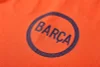 Barcelona 25-26 1/4 Zip Tracksuit Player Version T90- Orange Chandal