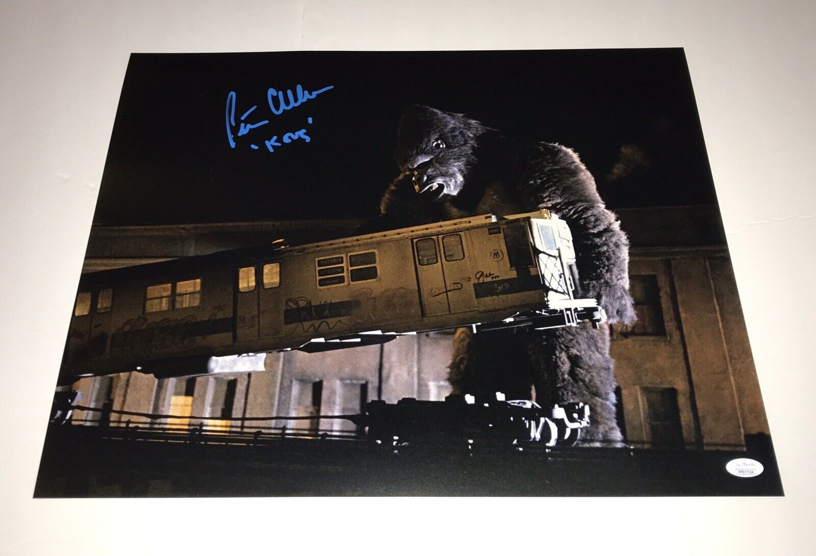 PETER CULLEN Signed KING KONG Metallic 16x20 Photo Poster painting Autograph JSA COA