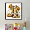 Sunflowers And Boots-11CT Stamped Cross Stitch 40*40cm/15.75*15.75in tapestrymarket