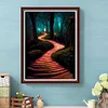 Diamond Painting -DIY Full Round Drill Forest Path