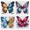 Butterfly - Full Embroidery 3 Strands 11CT Stamped Cross Stitch - 45*45CM