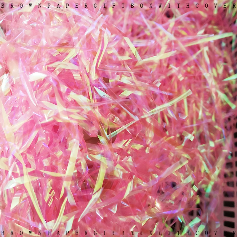 Magic Color Raffia Grass Shredded Paper Silk Filler Factory Gift Box Accessories Diy Material Handmade Factory Direct Sales