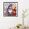 Diamond Painting-DIY Full Round Drill American Flag Gnome