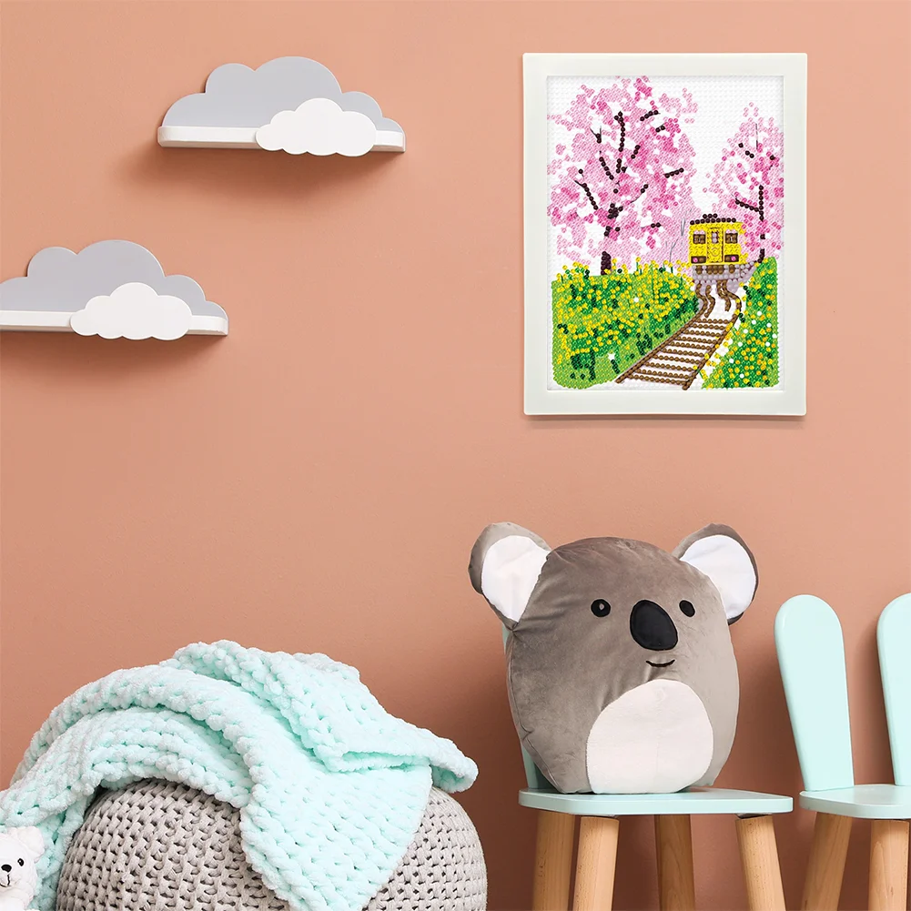 DIY Landscape Full Drill Diamond Painting for Beginners(Canvas|15*20cm)【with Plastic Frame】