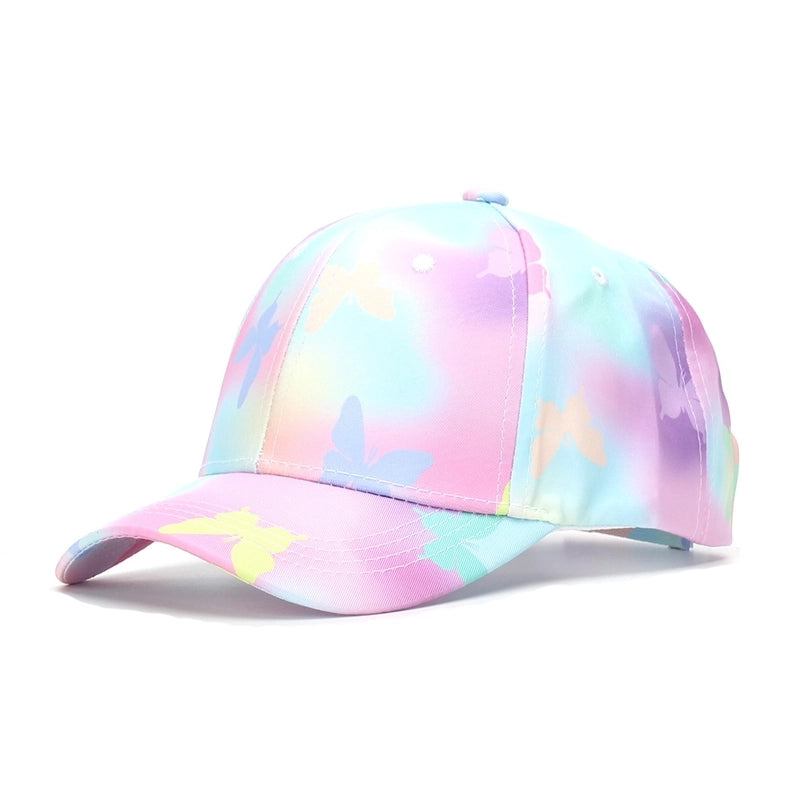 Children Unisex Streetwear Colorful Baseball Cap