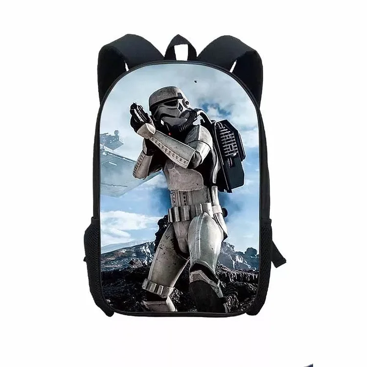 Mayoulove Star Wars First Order Stormtrooper #15 Backpack School Sports Bag-Mayoulove