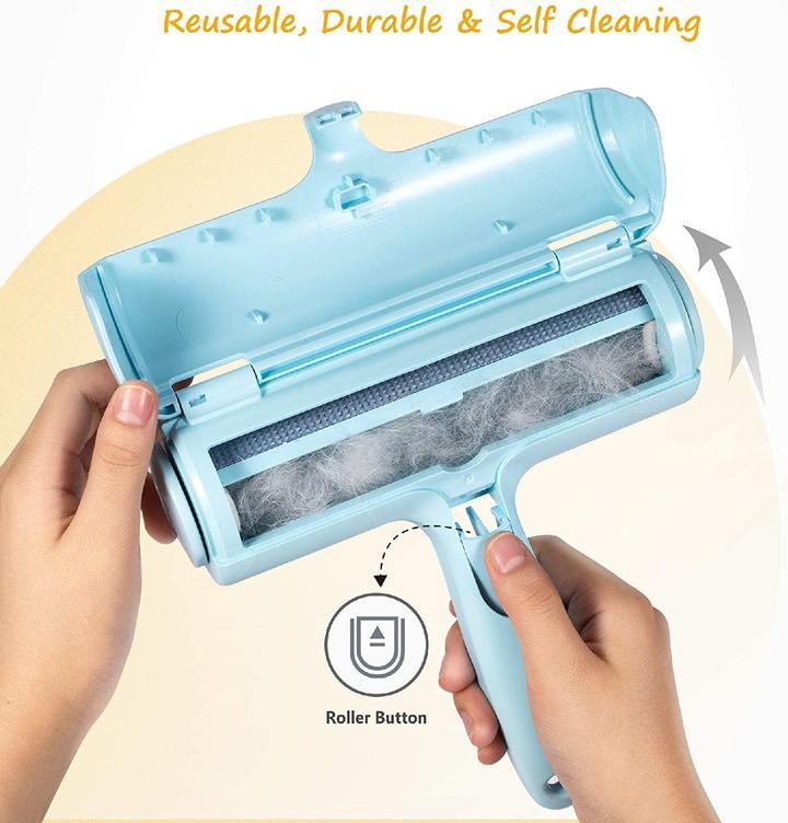 Reusable Pet Hair Remover Roller for Dog & Cat 1
