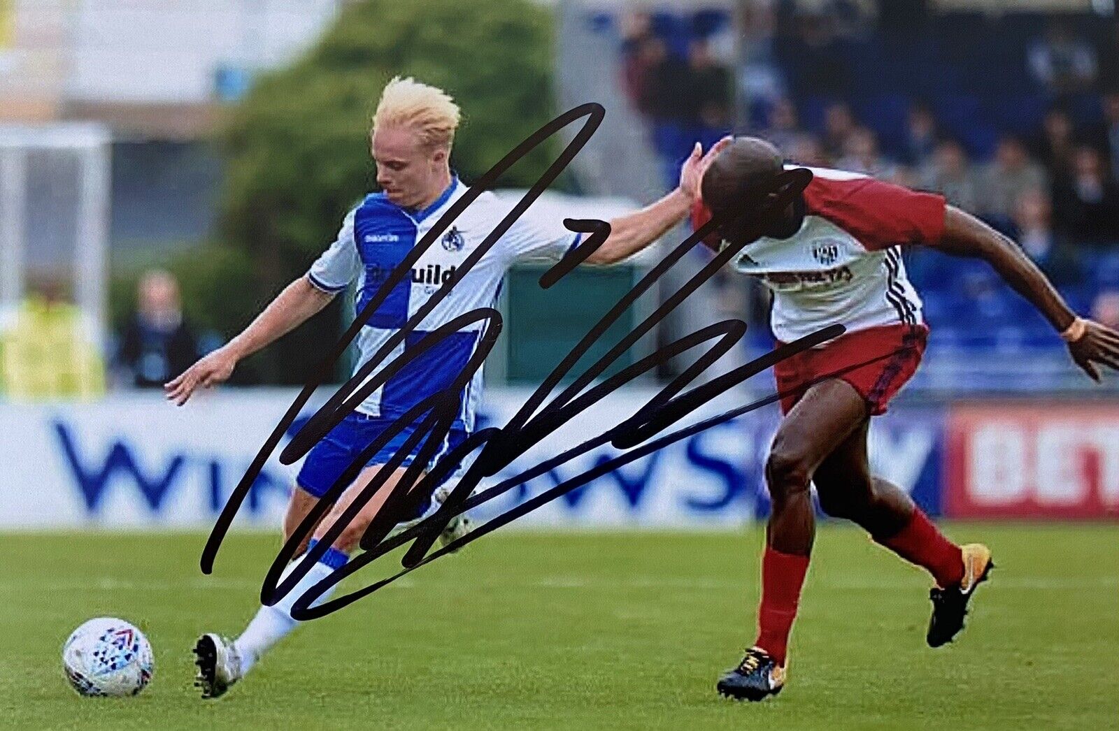 Ryan Broom Genuine Hand Signed Bristol Rovers 6X4 Photo Poster painting