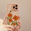 Vintage Spring Flower Matte Silicone iPhone 7-14 Cases