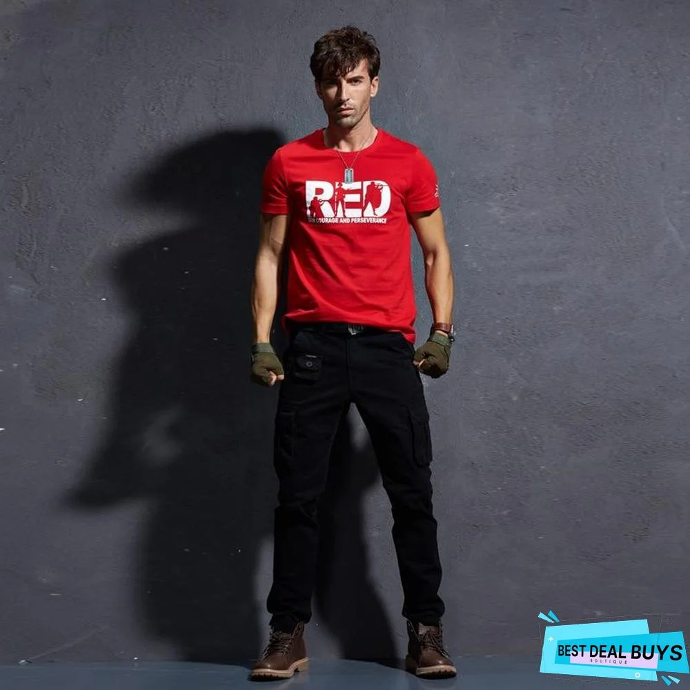 Men Casual Pants Military Tactical Camouflage Homme Slim Fit Cargo Pants