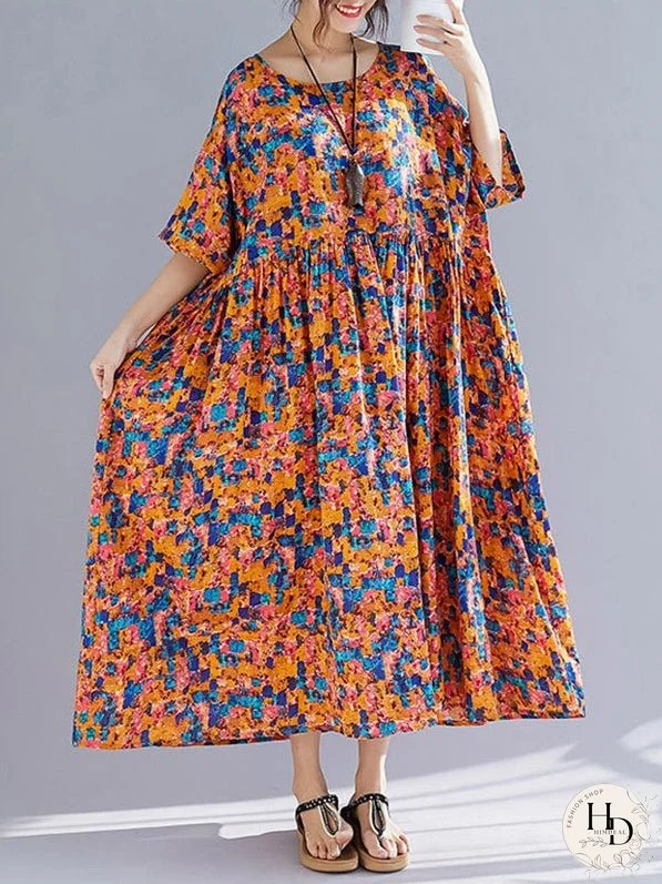 Maisie Shivering Blossom Smock Dress