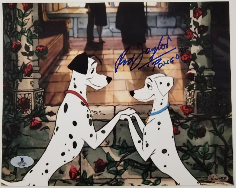 ROD TAYLOR Signed 8x10 Photo Poster painting #2 Voice of PONGO 101 Dalmatians BECKETT BAS COA