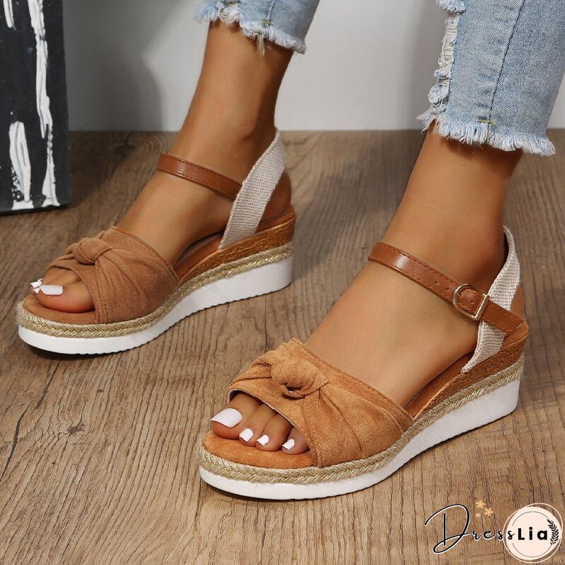 Womens Summer Sandals Rome Wedges Platform Shoes Thick Slippers Sexy Pumps Femme