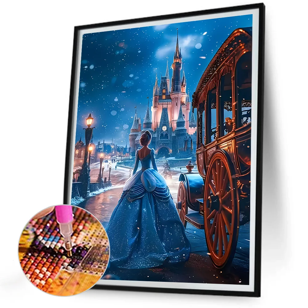 Diamond Painting - Full Round Drill - Pincess(Canvas|30*40cm)