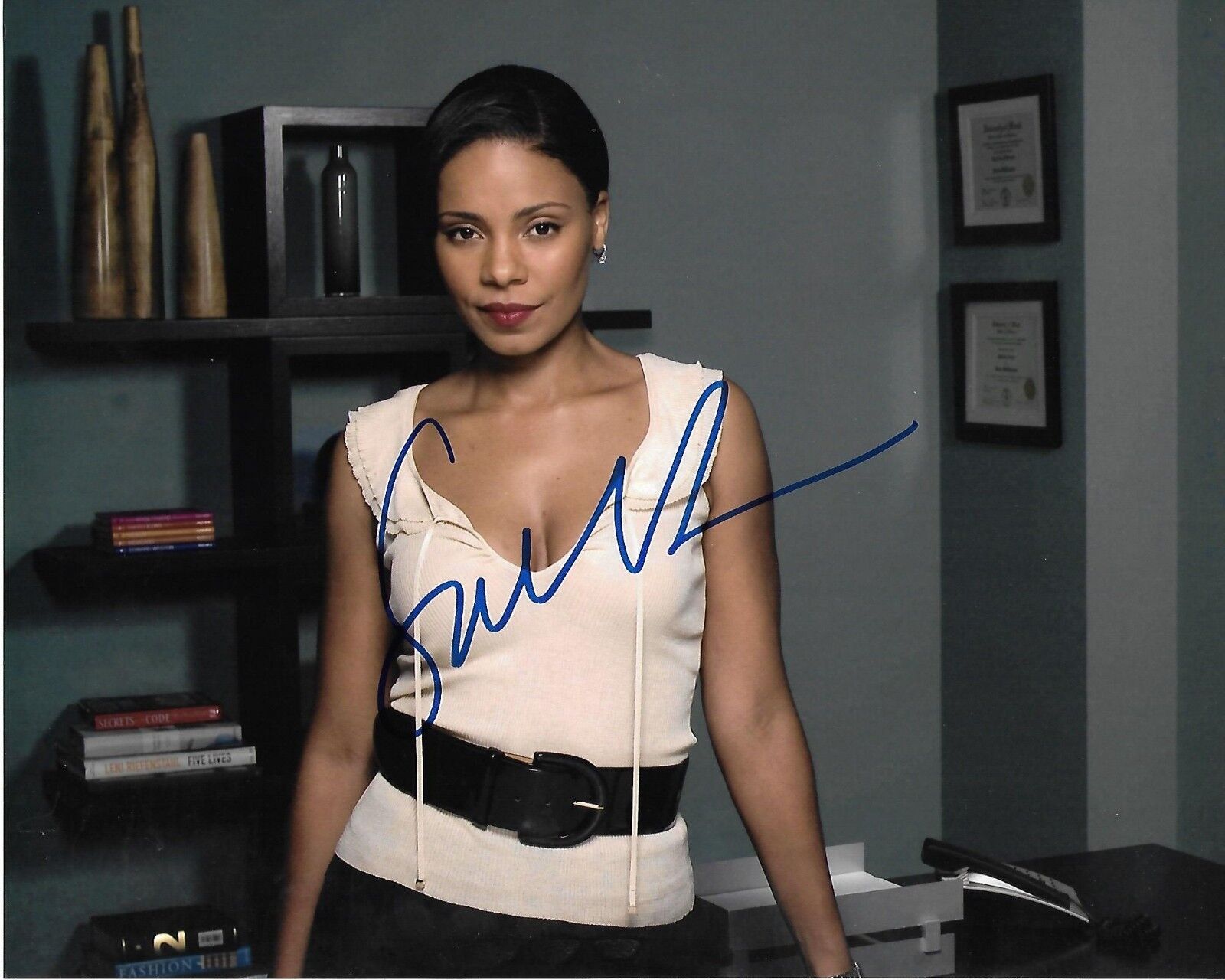 SANAA LATHAN NIP TUCK AUTOGRAPHED Photo Poster painting SIGNED 8X10 #1 MICHELLE LANDAU