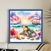 Sea Turtles-11CT Stamped Cross Stitch 40*40cm/15.75*15.75in