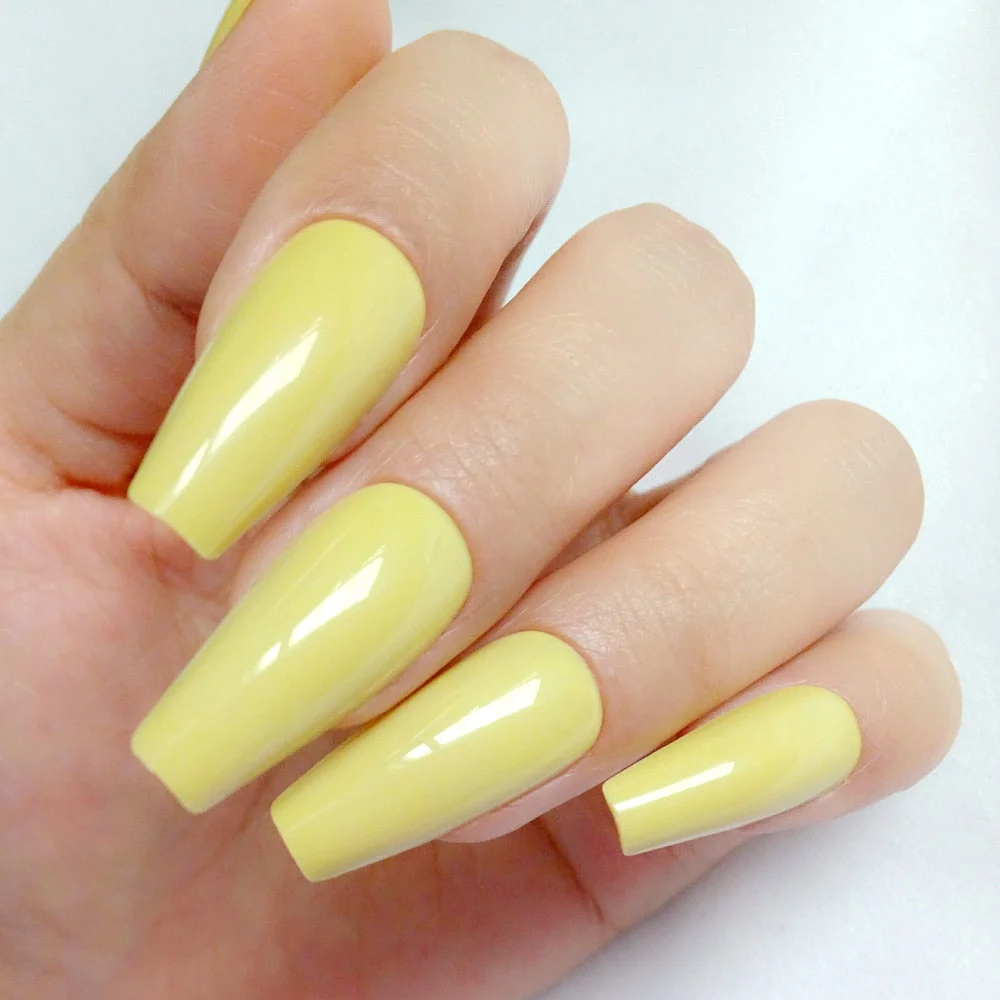 24Pcs Long Ballerina Coffin False Nails Glossy Dark Brown Artificial Fake Nail For Design DIY Lady Figner Tip Manicure Tool-Nail Inspo