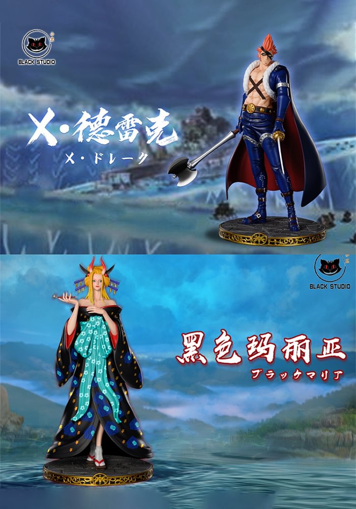X Drake & Black Maria - ONE PIECE Resin Statue - Black Studio [Pre-Order]-shopify