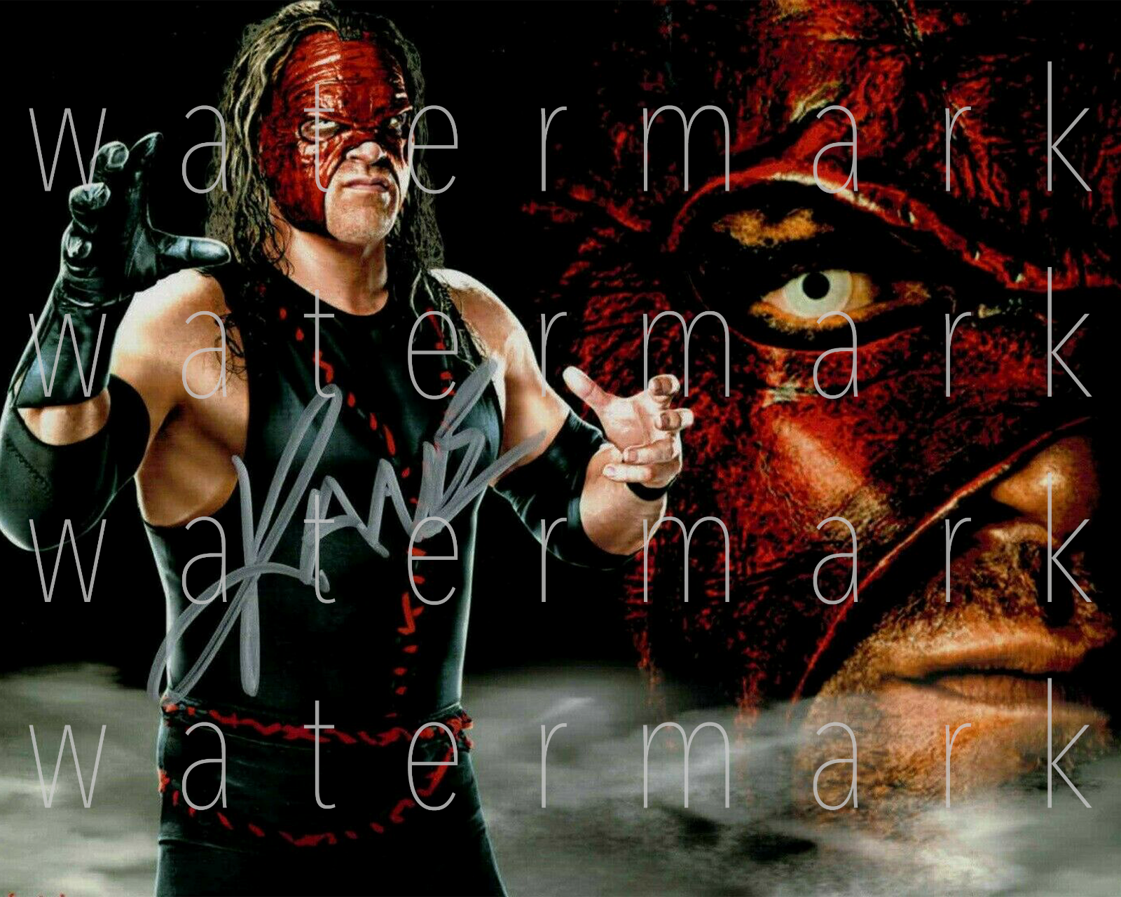 WWE Kane signed 8X10 Photo Poster painting picture poster autograph RP