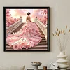 Pink Beauty -Special Shaped Diamond Painting