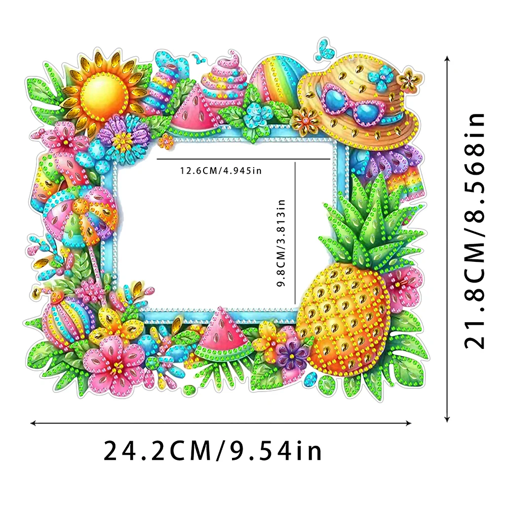 5D DIY Sunshine Vacation Special Shape Diamond Art Tabletop Decor for Home Decor