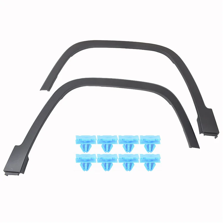Silscvtt 2 Pcs Black Plastic Front Left and Right Side Fender-flares Set Replacement for Grand Cherokee 2014-2018 CH1291111 CH1290111 68210314AE 68210315AE
