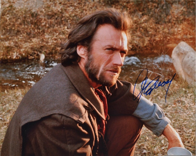 CLINT EASTWOOD Signed Photo Poster painting Unforgiven 11x14 wCOA