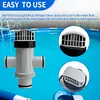 11872 Dual Split Hose Plunger Valve Hose Connector Pool Piston Valve Replacement