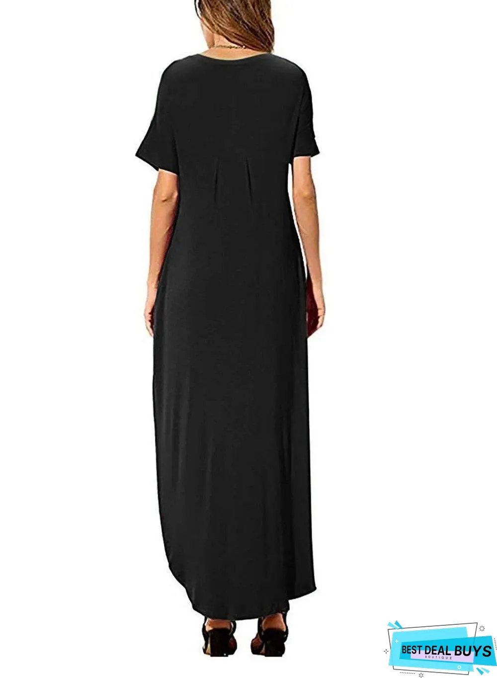 Summer Leisure Split Maxi Dress