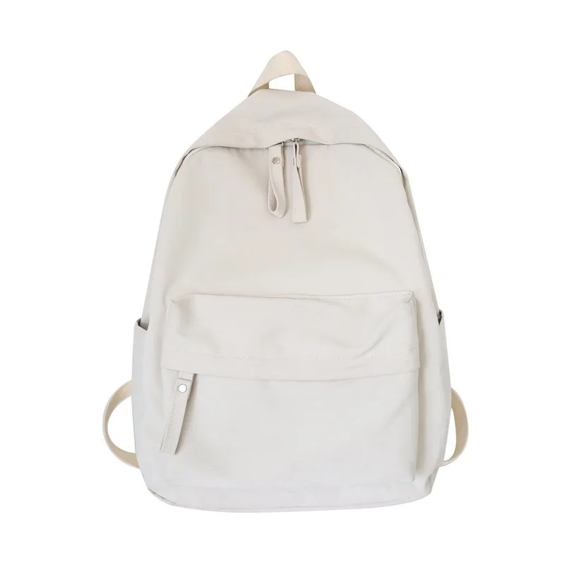 Solid Black Backpack Water Proof Oxford School Bag Minimalist style Unisex Leisure Or Travel Bag Brand High Quality Shoulder Bag