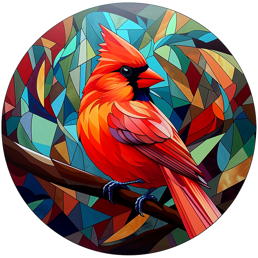 Cardinal - Full Round - Diamond Painting(30*30cm)