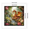 Dragon In Forest-14CT Stamped Cross Stitch 50*50cm/19.69*19.69in tapestrymarket