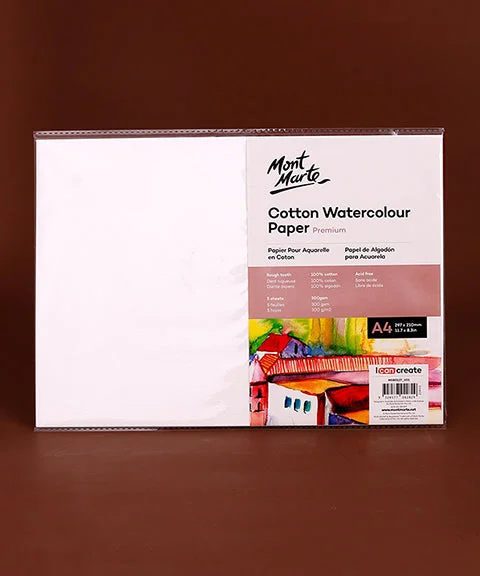 10 Sheets 300 GSM Premium Cotton Watercolor Paper A4-Himinee.com