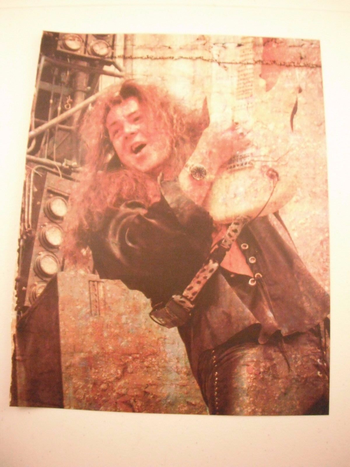 Yngwie Malmsteen 12x9 Color Coffee Table Book Photo Poster painting Page