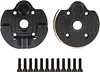 AMK 1/10 Capra Brass Counter Weight Axle Housing Black Coating for Axial Capra RC Crawler 1/10 SCX10 III Capra Unlimited Trail Buggy UTB10 RTR 1.9 4WS Upgrade Part (E- 3-in-1 Capra Brass Part)