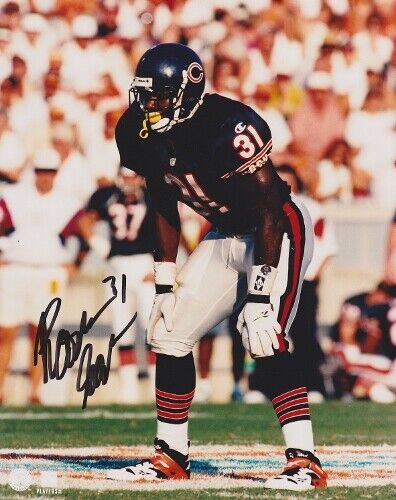 Rashaan Salaam Signed Autographed Chicago Bears 8x10 inch Photo Poster painting Died 2016 + COA