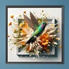 (US Only)Diamond Painting - Full Round Drill - Hummingbird Out of the Frame (Canvas|40*40cm)