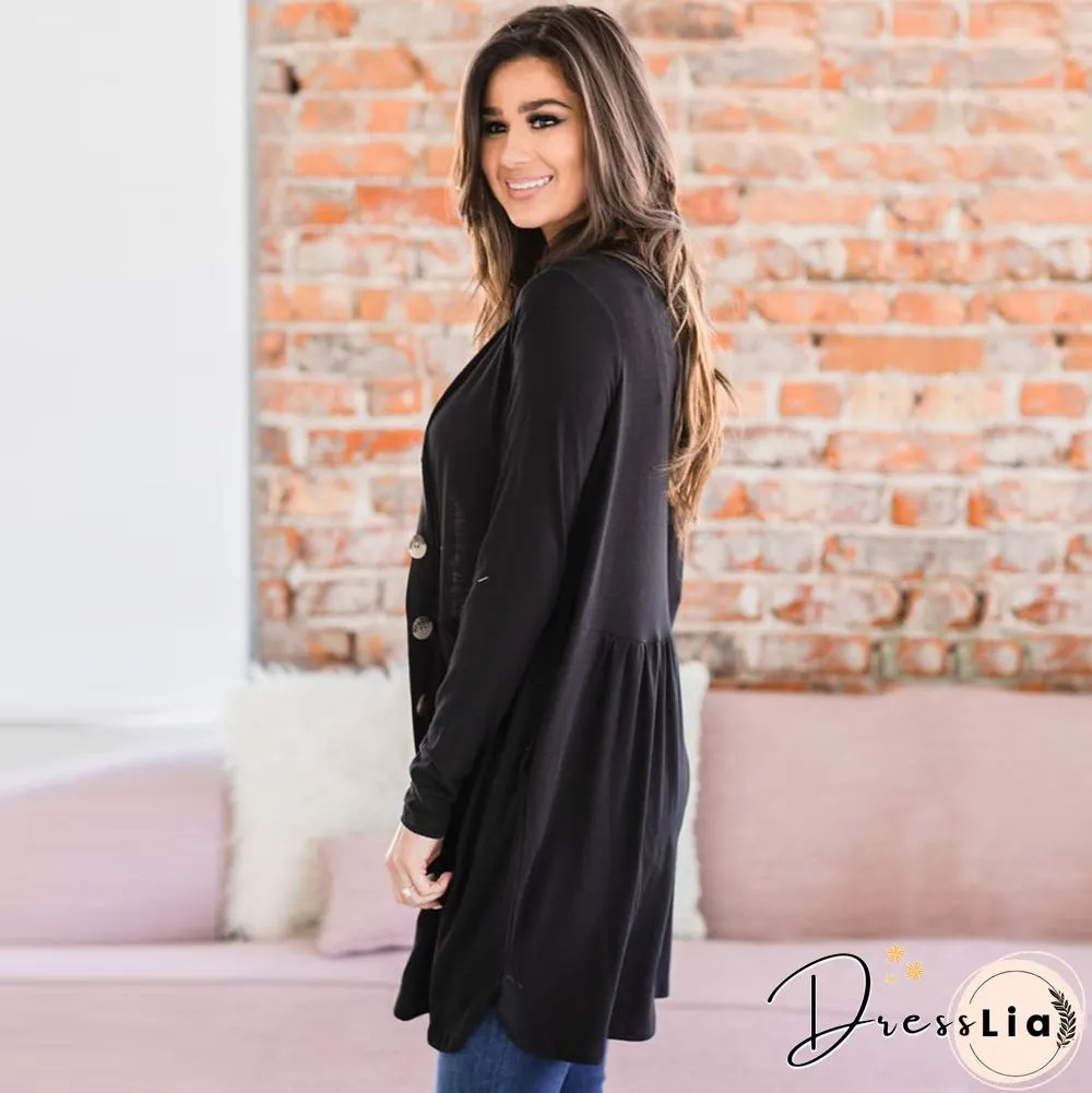 Women Soft Sweater Outwear Cardigans