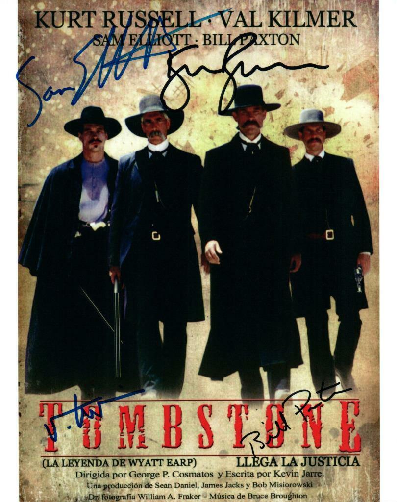 Val Kilmer Elliott Paxton Russell signed 8x10 Photo Poster painting picture autographed plus COA