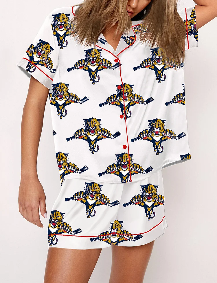 Women's Florida Panthers Hockey Pajama Set