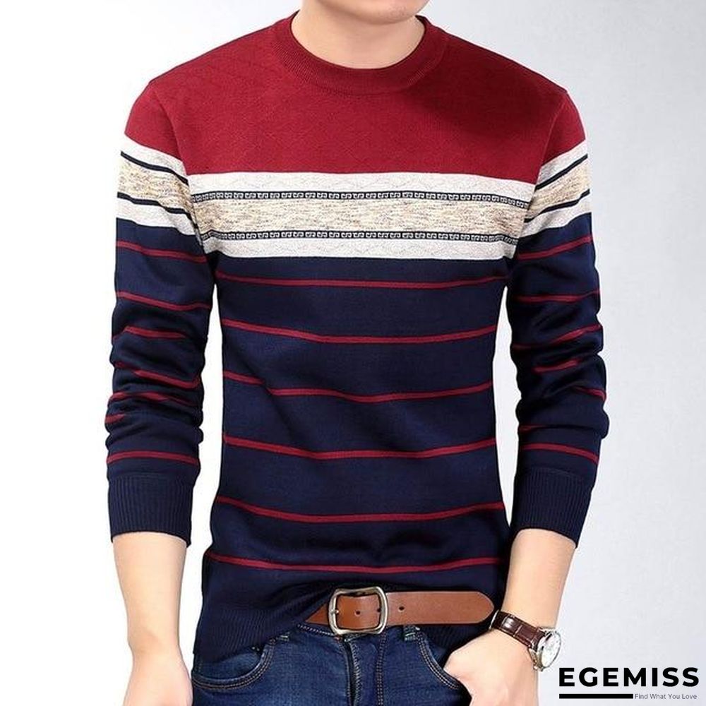 fashion casual clothing social fitness bodybuilding striped t shirts men t-shirt tee shirt pullover sweater | EGEMISS